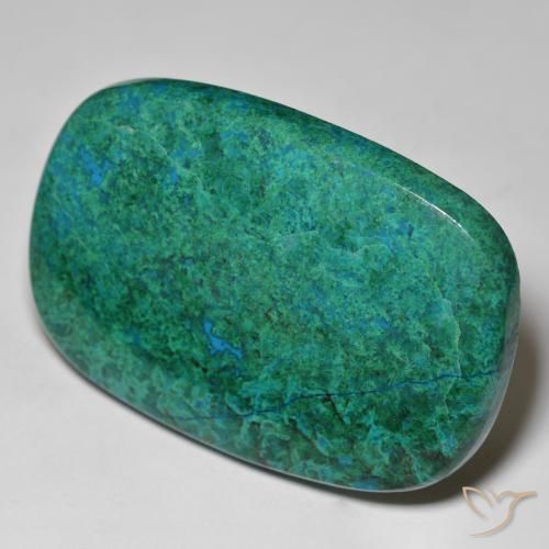 Chrysocolle Multicolore naturelle Coussin, 113.09 ct, Opaque