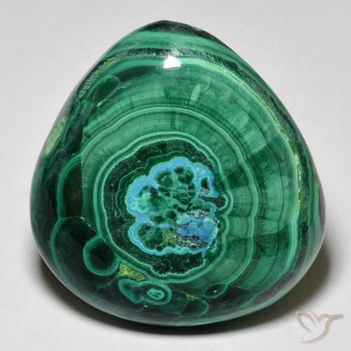 52.80ct Naturel Multicolore Chrysocolle, En forme de poire, Opaque
