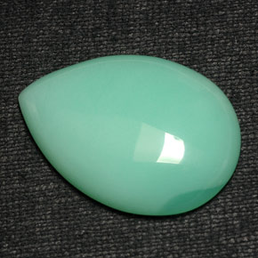 Chrysoprase Vert naturelle En forme de poire, 50.12 ct, Opaque