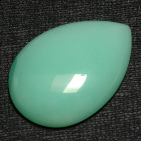 Chrysoprase Vert naturelle En forme de poire, 50.12 ct, Opaque