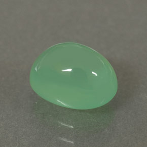 Chrysoprase vert naturelle transparent, 1,75 ct, transparent / translucide