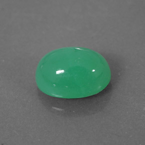 Chrysoprase Vert naturelle Transparent, 1.63 ct, Transparent / Translucide