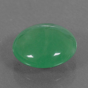 Chrysoprase vert naturelle transparent, 2,15 ct, transparent / translucide