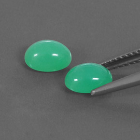 Achetez naturel ct vert chrysoprase gems, transparent, en provenance inde chez gemselect. en stock, livraison internationale!