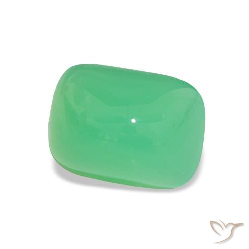 Chrysoprase Vert clair naturelle Baquette, 2.24 ct, Opaque