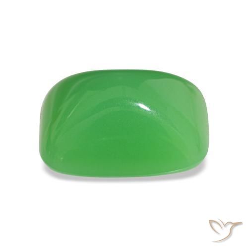 Chrysoprase Vert clair naturelle Baquette, 8.28 ct, Opaque
