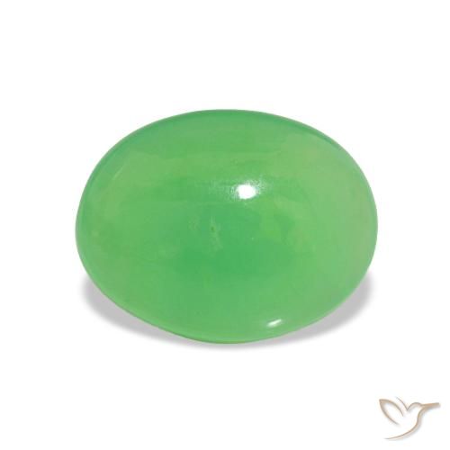 1.48ct Vert moyen Chrysoprase, ovale, Translucide
