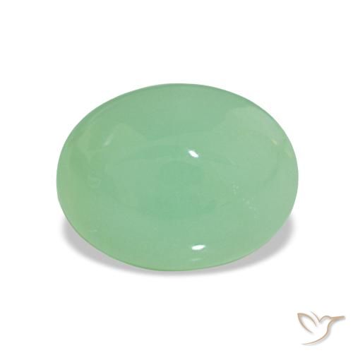 2.52ct Vert pistache Chrysoprase, ovale, Opaque