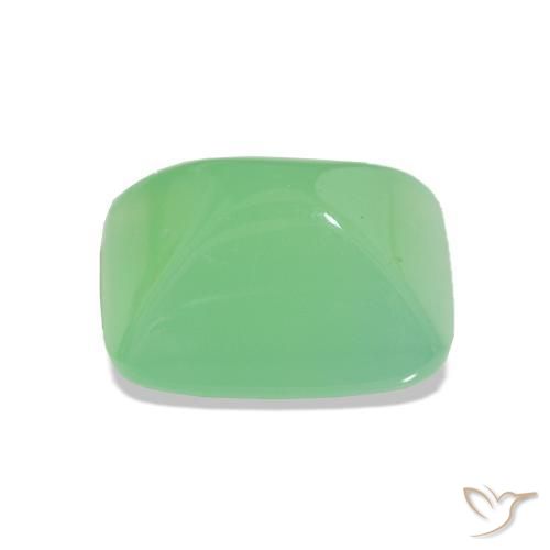 Chrysoprase Vert clair naturelle Baquette, 3.16 ct, Translucide