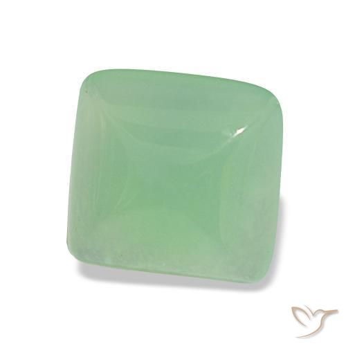 Chrysoprase Vert clair naturelle Baquette, 2.32 ct, Translucide