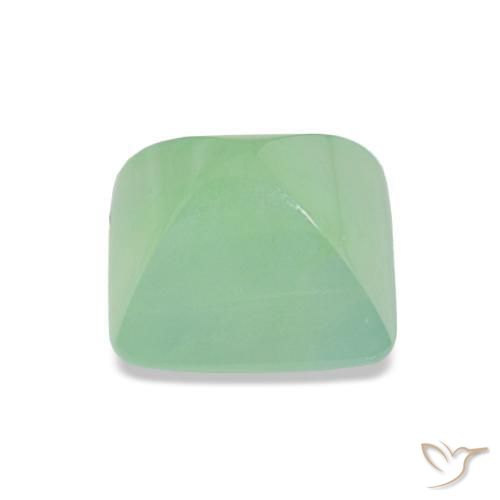 Chrysoprase Vert chaud naturelle Transparent, 2.80 ct, Transparent / Translucide