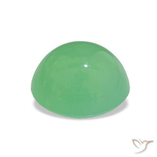 Chrysoprase Vert clair naturelle Coupe ovale, 1.52 ct, Translucide