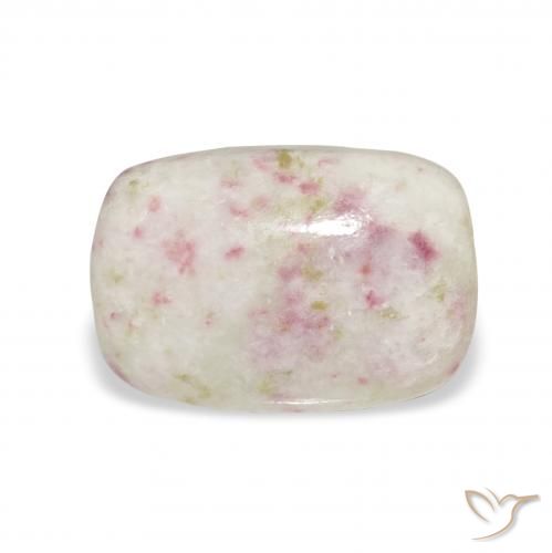 Cinabre Multicolore naturelle Coussin, 7.82 ct, Opaque
