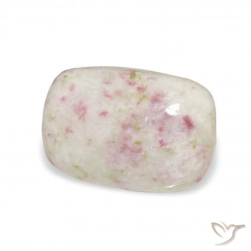 Cinabre Multicolore naturelle Coussin, 7.82 ct, Opaque