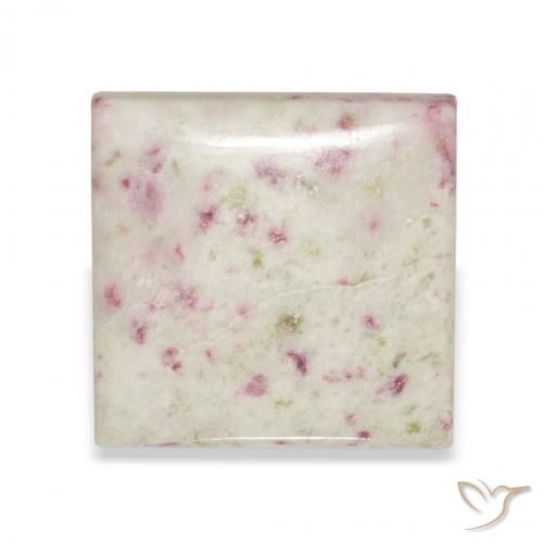 Cinabre Multicolore naturelle Carré, 13.59 ct, Opaque