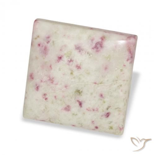 Cinabre Multicolore naturelle Carré, 13.59 ct, Opaque