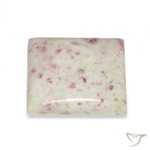Cinabre Multicolore naturelle Carré, 13.59 ct, Opaque