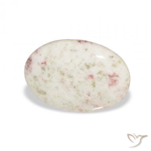 Cinabre Multicolore naturelle ovale, 6.54 ct, Opaque