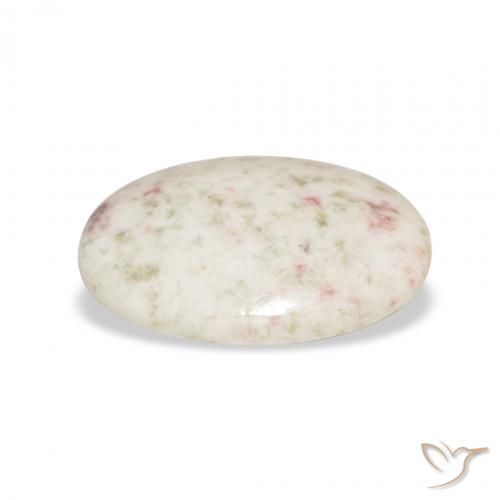 Cinabre Multicolore naturelle ovale, 6.54 ct, Opaque