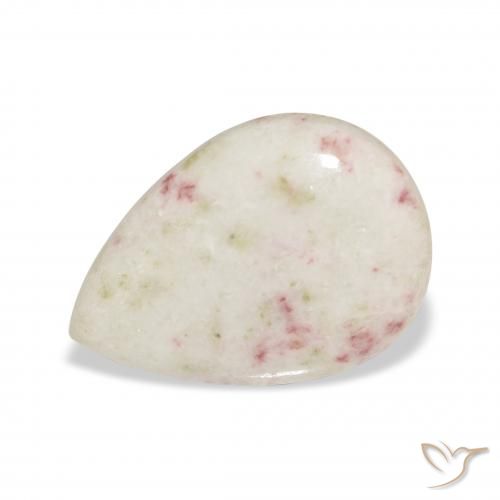 10.20ct Naturel Multicolore Cinabre, En forme de poire, Opaque