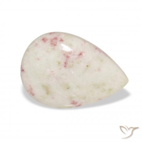 Cinabre Multicolore naturelle En forme de poire, 10.20 ct, Opaque