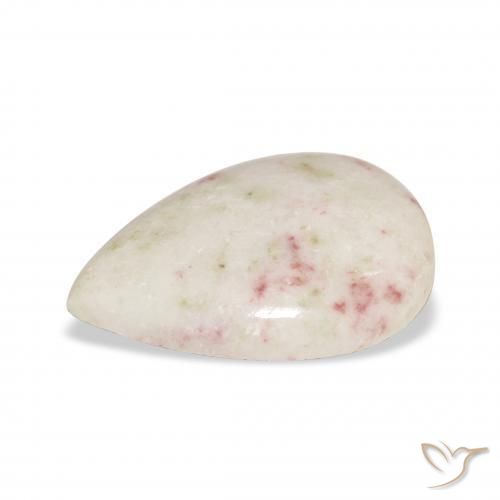 Cinabre Multicolore naturelle En forme de poire, 10.20 ct, Opaque
