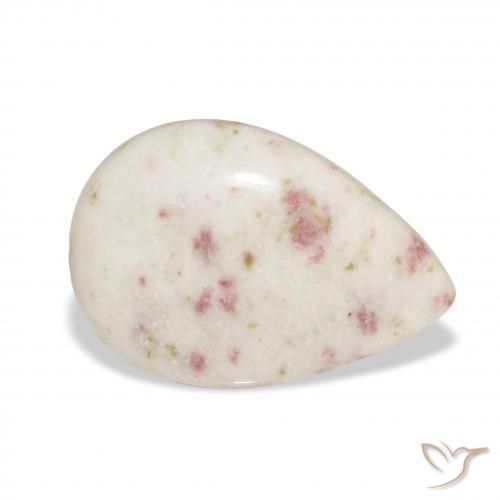 Cinabre Multicolore naturelle En forme de poire, 13.96 ct, Opaque