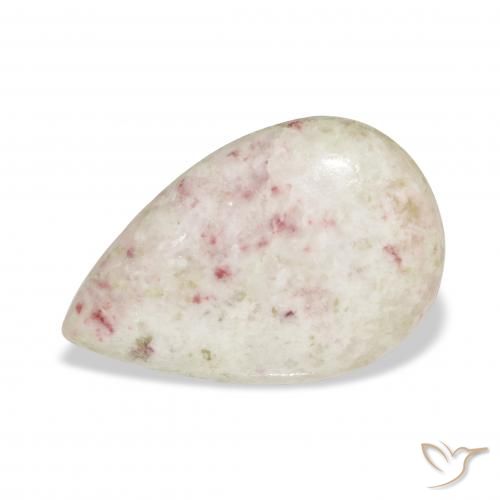 13.15ct Naturel Multicolore Cinabre, En forme de poire, Opaque