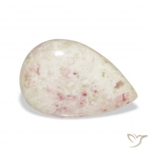 Cinabre Multicolore naturelle En forme de poire, 13.15 ct, Opaque