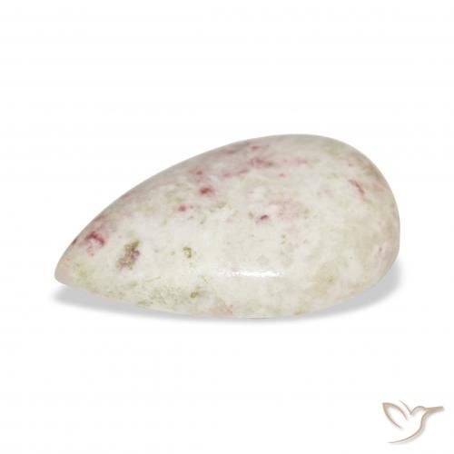 Cinabre Multicolore naturelle En forme de poire, 13.15 ct, Opaque