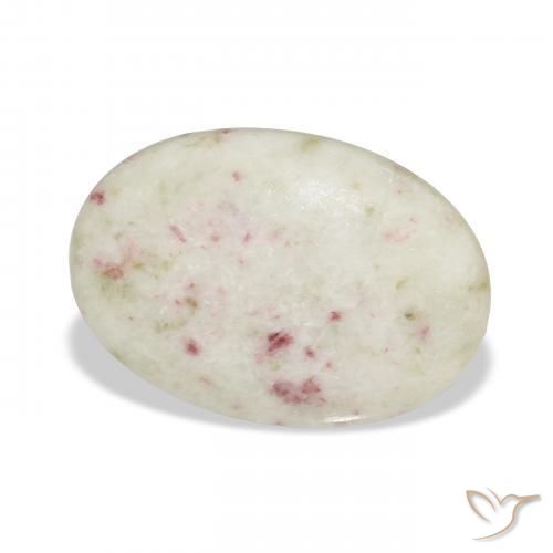 Cinabre Multicolore naturelle ovale, 16.75 ct, Opaque