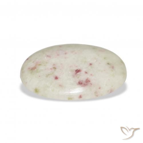 Cinabre Multicolore naturelle ovale, 16.75 ct, Opaque