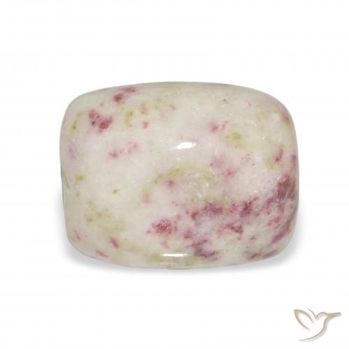 Cinabre Multicolore naturelle Coussin, 8.10 ct, Opaque