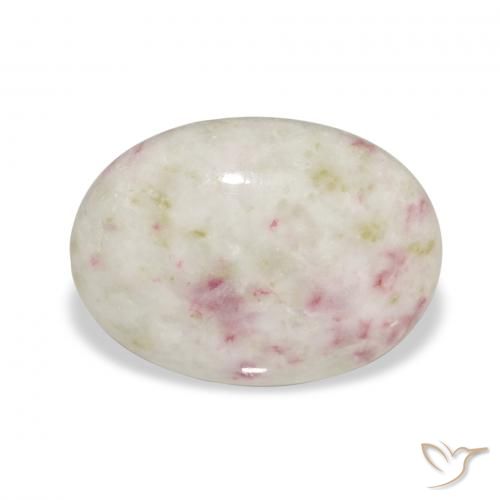 Cinabre Multicolore naturelle ovale, 8.59 ct, Opaque
