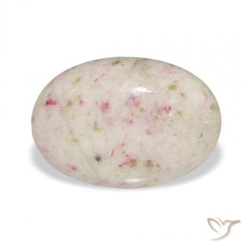 Cinabre Multicolore naturelle ovale, 9.01 ct, Opaque