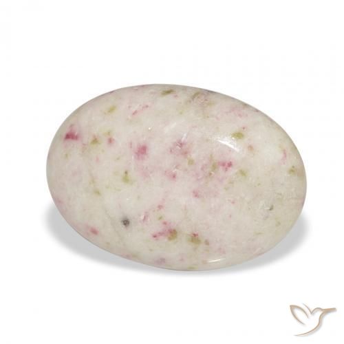 Cinabre Multicolore naturelle ovale, 9.01 ct, Opaque