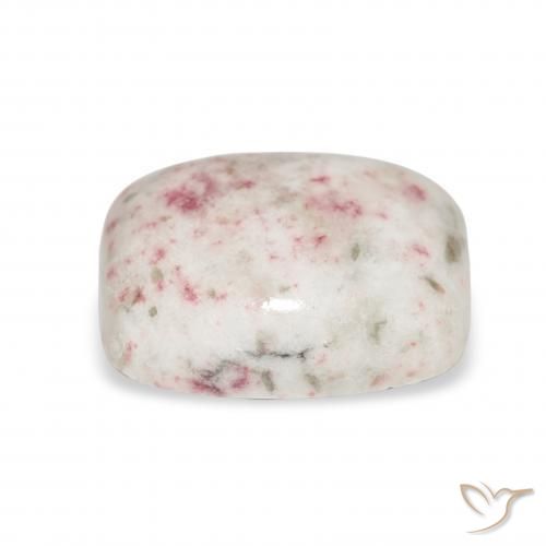 Cinabre Multicolore naturelle Coussin, 7.61 ct, Opaque