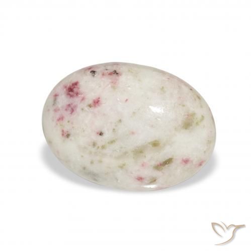 Cinabre Multicolore naturelle ovale, 6.81 ct, Opaque