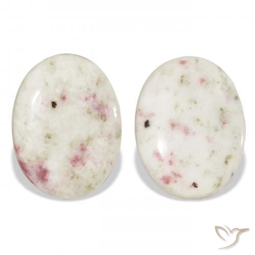 34.51ctw Naturel Multicolore Cinabre, ovale, Opaque
