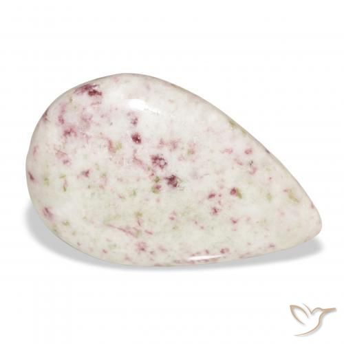 Cinabre Multicolore naturelle En forme de poire, 28.04 ct, Opaque