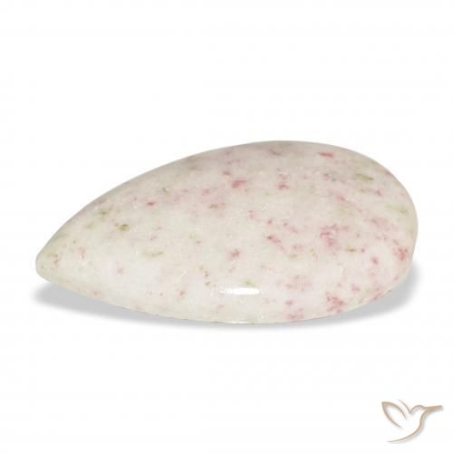 Cinabre Multicolore naturelle En forme de poire, 18.48 ct, Opaque