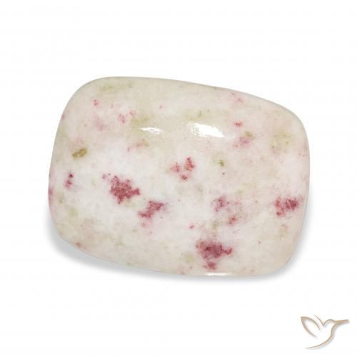 Cinabre Multicolore naturelle Coussin, 8.81 ct, Opaque