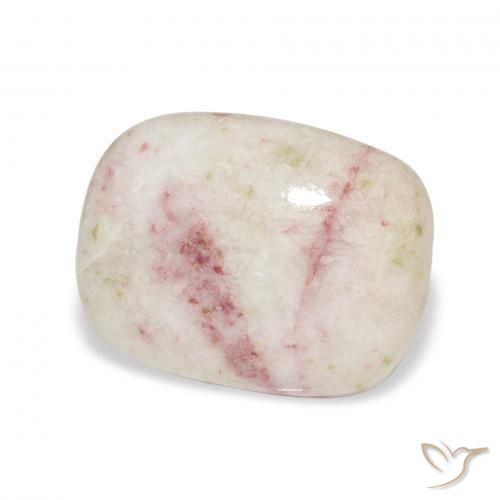 Cinabre Multicolore naturelle Coussin, 6.46 ct, Opaque