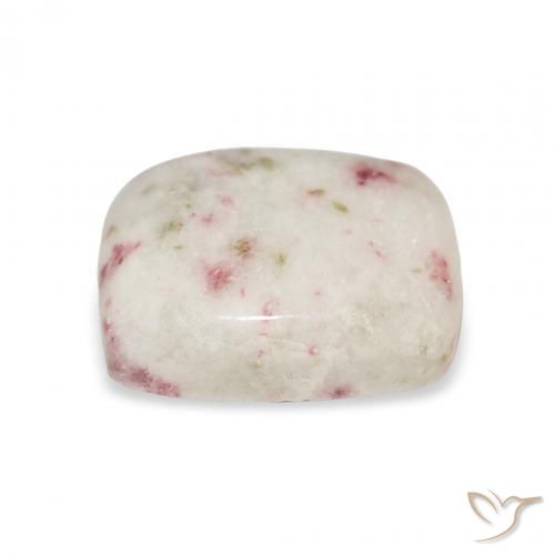 Cinabre Multicolore naturelle Coussin, 7.18 ct, Opaque
