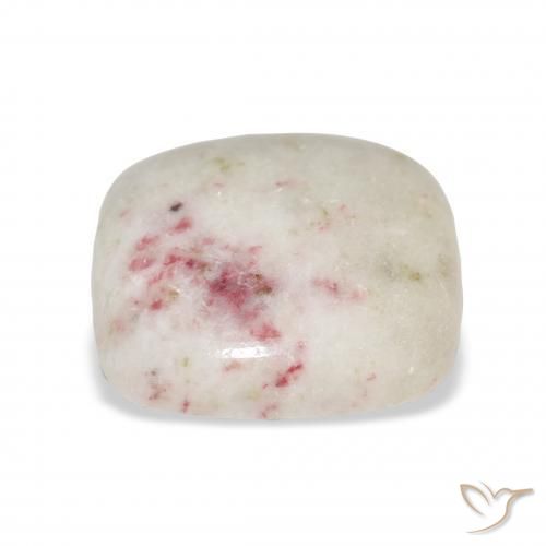 Cinabre Multicolore naturelle Coussin, 11.70 ct, Opaque