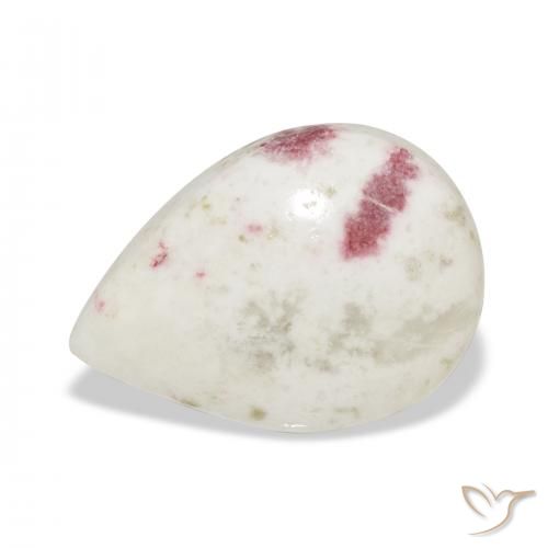 9.98ct Naturel Multicolore Cinabre, En forme de poire, Opaque
