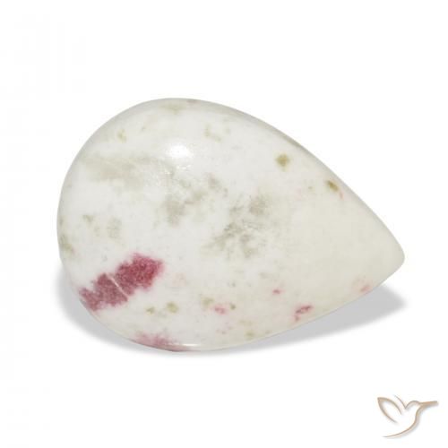 Cinabre Multicolore naturelle En forme de poire, 9.98 ct, Opaque