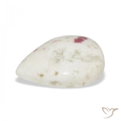 Cinabre Multicolore naturelle En forme de poire, 9.98 ct, Opaque