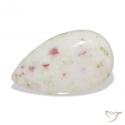 14.91ct Naturel Multicolore Cinabre, En forme de poire, Opaque