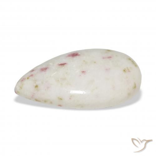 Cinabre Multicolore naturelle En forme de poire, 14.91 ct, Opaque